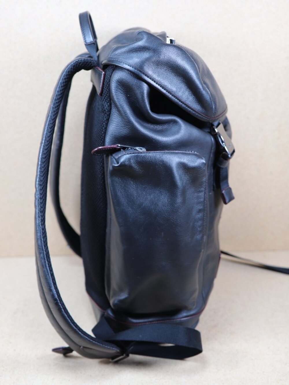 Coach Men's Ranger Large Leather Backpack - Picture 5 of 9